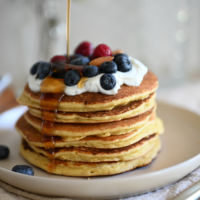 placuszki bananowe zrobione w blender vitamix